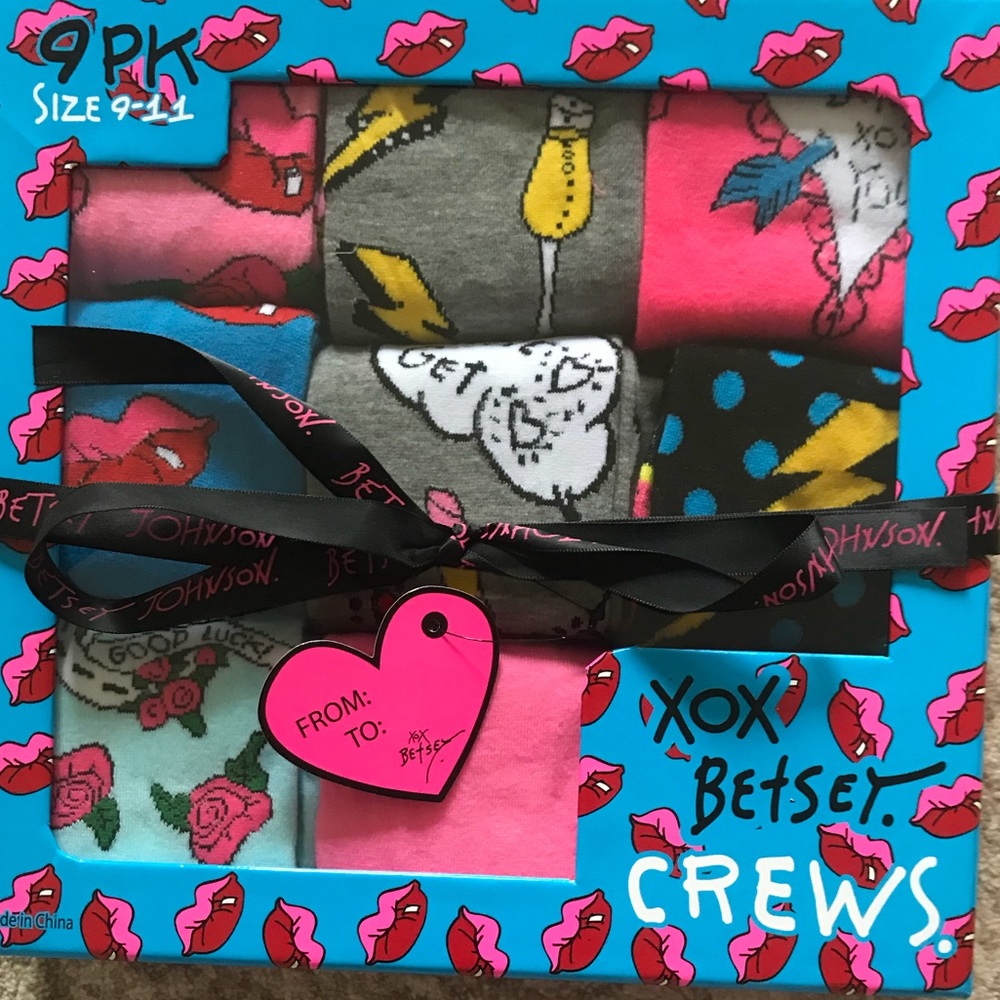 Betsy Johnson Gift Box of socks!